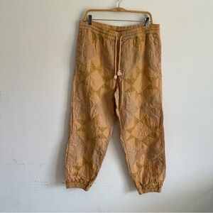 Kimchi Blue Pants Tapestry Yellow Orange Sun Boho Summer Fairy Baggy Whimsigoth